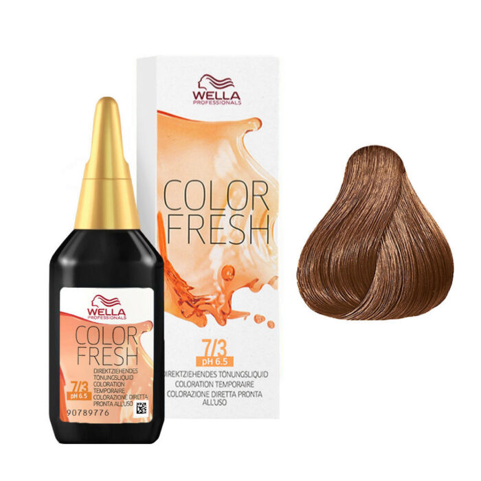 7/3 Biondo medio dorato Wella Color fresh 75ml