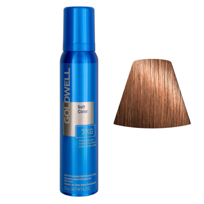 Goldwell Colorance soft color Schiuma colorante 7KG Mid rame oro 125ml