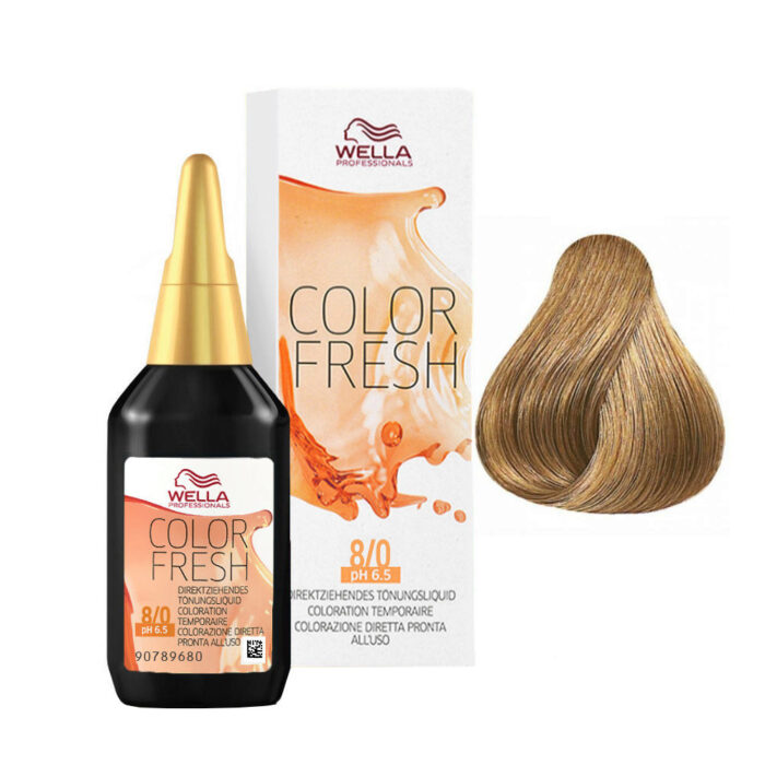 8/0 Biondo chiaro Wella Color fresh 75ml