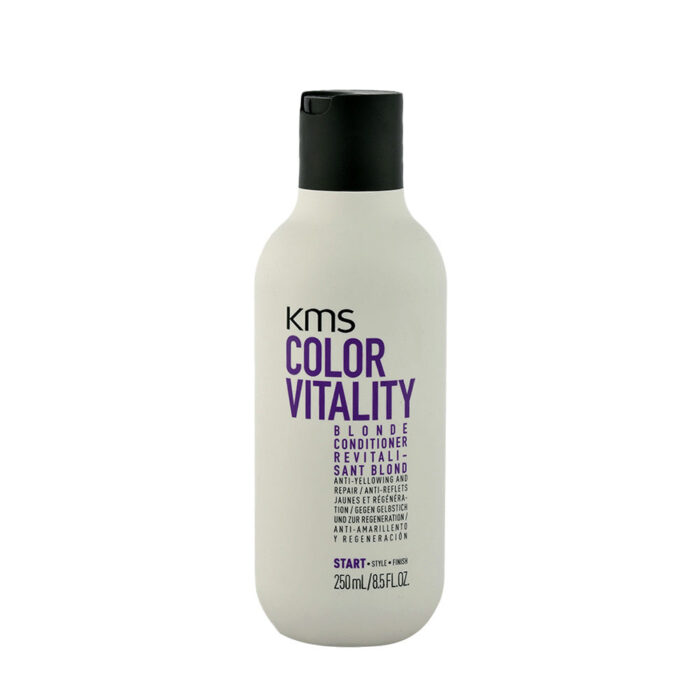 KMS Color Vitality Blonde Conditioner 250ml - Balsamo Antigiallo Idratante Ristrutturante