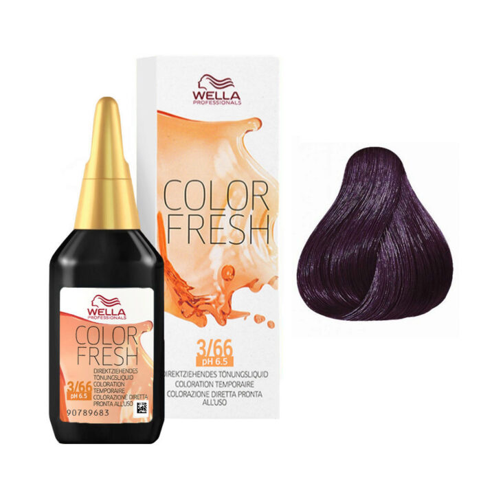 3/66 Castano scuro violetto intenso Wella Color fresh 75ml